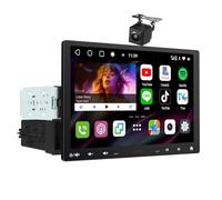 ATOTOZONE S8 MS 10.1" Android Autoradio 1 DIN con Pantalla Flotante | 4G+32G, AI ChatGPT, 4G LTE, CarPlay/Android Auto Inalámbrico | Cámara de Marcha Atrás Incluida