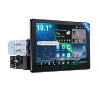 ATOTOZONE X10 Radio de Coche Android 10", Pantalla Flotante 1 DIN & 2 DIN, Agente IA & Visión IA, LiveView Re-Moto, Vigilancia de Aparcamiento, 4G LTE, 8G+128G, Audio 7.1.2 CH, CP & AA Inalámbricos
