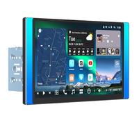 ATOTOZONE X10G225E 12.5" QLED Radio 2 DIN Android, 8+128 G, Carplay inalámbrico y Android Auto, 4G LTE, Asistente de Voz AI, Seguimiento GPS, Micrófono Dual & Bluetooth, LRV, 36B-EQ, Entrada HDMI