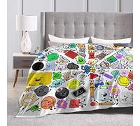 ATOurDealss Battle for Bfdi - Manta cálida de felpa acogedora y suave para silla, cama, sofá, 50 x 40 pulgadas