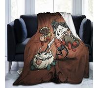 ATOurDealss Don't Starve Together - Manta de franela ultrasuave, cálida y ligera, para cama, silla, sofá, manta de viaje para adultos y niños, 50 x 40 pulgadas