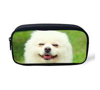 ATOurDealss Estuche genial para niñas para la escuela, bolsa para bolígrafos Ti-ger para niños, Perro a, Talla única, Estuche para lápices