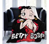 ATOurDealss YUNGBLUD - Manta de felpa suave Be-tty B-OOP para mujeres, hombres, niños y niñas, para silla, sofá, cama, coche, dormitorio, oficina en casa, regalo ligero, 80 x 60 pulgadas