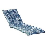 Atout Ciel - Cojín Acolchado para baño de Sol, Tumbona de Tela Impermeable, 190 x 60 cm, 6 Variantes, Color Azul