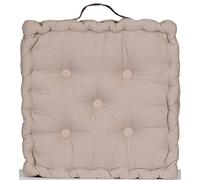 Atout Ciel - Cojín de Suelo, 40 x 40 cm, con asa de Contraste, Cuadrado, Color marrón