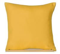 Atout Ciel - Cojín para Exterior (40 x 40 cm, 4 Variantes, Cuadrado, Amarillo/Antracita