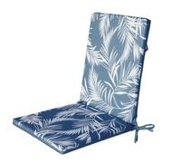 Atout Ciel - Cojín para Silla de Exterior (90 x 40 cm, 6 Variantes), Color Azul