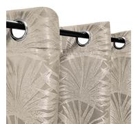 Atout Ciel Cortina con Ojales, 140 x 240 cm, Color Beige Listo para Colocar