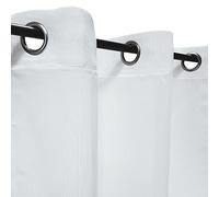 Atout Ciel Cortina con Ojales de 140 x 240 cm, Color Blanco Listo para Colocar