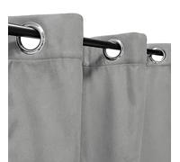 Atout Ciel - Cortina de Gamuza térmica Forrada Polar (140 x 180 cm), Color Gris