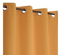 Atout Ciel - Cortina térmica Forrada Polar con Ojales, 140 x 240 cm, Lista para Colocar, Color Amarillo Ocre