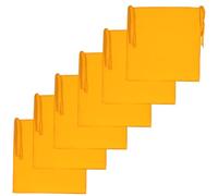 Atout Ciel - Juego de 6 Almohadillas para Silla (40 x 40 cm), Color Amarillo Ocre