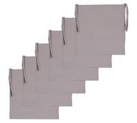 Atout Ciel - Juego de 6 Almohadillas para Silla (40 x 40 cm), Color Gris