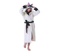 ATOZ Camisón Adulto de Dibujos Animados Animal de Franela Camisón Gato Siames Para S