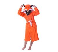 ATOZ Camisón Adulto de Dibujos Animados Animal de Pana Camisón Zorro Para S