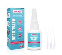ATP ADT 30g Pegamento Metal, Transparente e Impermeable Pegamento Metal, Adhesivo Instantáneo Ultra Resistente para Metales, Plásticos, Acero Inoxidable, Cemento, Cerámica