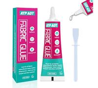 ATP ADT 70ML Pegamento para Tela, Pegamento Tela Adhesiva, Pegamento Textil para Todos los Tejidos, Algodón, Franela, Denim, Poliéster, Reparación de Muñecas
