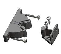 Atp di F. Garzoni - Tope de puerta - Línea Piranha - Tope de puerta para suelo y pared - Sin tornillos ni tacos