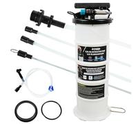 ATPEAM Bomba Extractora Aceite Coche 6,5L，Extractor de Aceite Motor Coche Neumático y Manual con Manómetro y Manguera de Succión