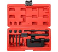 ATPEAM Juego de 13 remaches de cadena para motocicleta, herramienta de remachado de cadena, herramienta de separación de cadenas para motocicleta, ATV, Dirt Bike