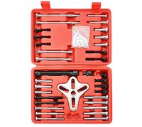 ATPEAM Juego de 46 Piezas Extractor Universal de Volante y Poleas, Extractor de Plato Magnético para Moto, Coches y Motores con Adaptadores de 2 y 3 Brazos