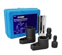 ATPEAM Juego de 5 llaves para sondas lambda, sonda lambda con tuercas de 22 mm y reparación de roscas para M12/M18, 1/2'' y 3/8''