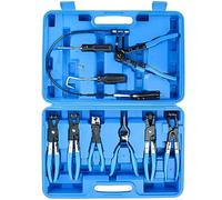 ATPEAM Juego de 9 Alicates Abrazaderas para Coche, Kit de Herramientas para Reemplazo de Mangueras y Abrazaderas de Combustible, Aceite y Agua