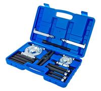 ATPEAM Juego de Extractor de Rodamientos Doble Disco de 14 Piezas, Extractor de Cojinetes, Poleas y Engranajes con Garras Interiores y Exteriores