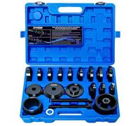 ATPEAM Juego de Herramientas Extractoras de Rodamientos 24 Piezas, Kit Profesional para Extracción e Instalación de Cojinetes de Rueda de Tracción Delantera