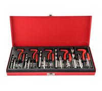 ATPEAM Juego de Reparación de Roscas 131 Piezas con Insertos Tipo Helicoil, Kit Profesional M5 M6 M8 M10 M12 para Restaurar Roscas Dañadas