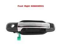 ATPONCX Manija de puerta exterior Manijas de puerta Exterior LHD delantera izquierda/derecha negra/apto for Kia Sorento 2003-2009 826503E021 826603E021 836503E021 836603E021(Front Right Chrome)