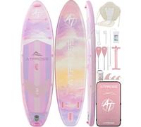 ATPROSS Planche de pagaie Gonflable 350 x 89 x 15 cm, 200 kg, Extra Large, pour Adultes, avec kit d'accessoires de Sup de qualité supérieure et Sac à Dos, Planche de Kayak antidérapante, pour Yoga