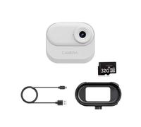 Atractivo dispositivo de mano de 1080P, portátil, portátil, detallado, para animales, ciclismo, blogs, con tiempo de potencia extendido, video de acción pequeño con soporte atractivo