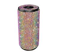 Atractivo estuche de pañuelos de coche con diamantes de moda, soporte decorativo para toallas de papel, accesorios elegantes para propietarios, caja de toallas de papel con diamantes