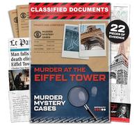 Atractivo juego de misterio de asesinato sin resolver - Asesinato en la Torre Eiffel - Emocionante juego de sala de escape para adultos con archivo de caso misterioso de asesinato intrigante - Juegos