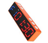 Atractivo reloj de fitness transportable para 8 modos de entrenamiento profesional, pantalla LED grande, batería de larga duración, USB, crea reloj ABS de carga