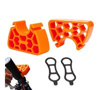 Atractivo y elegante: Complementando el exceso de belleza de tu bicicleta, este soporte de manillar cuenta con un diseño elegante, garantiza una integración sin costuras y protege el freno de lever