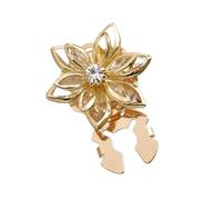 Atractivos gemelos redondos florales para camisa de vestir, accesorio de metal fuerte y suave, elegante circular floral, a la moda, diseño geométrico distintivo, ideal para reuniones sociales, talla