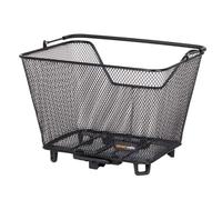 Atran Velo Atranvelo Daily - Cesta de Bicicleta Unisex para Adultos, Color Negro, Talla única