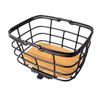 AtranVelo - Cesta de Bicicleta Unisex para Adultos Duo L AVS, Color Negro, 36 x 44 x 26 cm