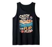 Atrapa en las chanclas, vacaciones de verano Camiseta sin Mangas