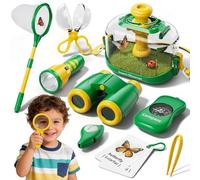 Atrapa insectos para niños, juego de 10 juguetes exploradores al aire libre con red de mariposas y casa de insectos, juguetes educativos de aventura para niños de 3, 4, 5, 6, 7, 8, regalos de