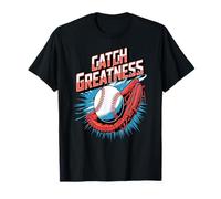 Atrapa La Grandeza Béisbol Determinación Y Logros Camiseta