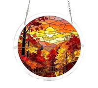 Atrapa la luz, acrílico de de 20,5 x 20,5 cm, colgante de ventana de , dije decorativo de 285 g, sol artístico para apartamento, balcón, jardín, patio, casa de campo