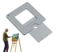 Atrapa la vista con mecanismo deslizante, visor portátil con mecanismo deslizante para pintura, arte, fotografía, amantes de la naturaleza, aventureros al aire libre, exploración de jardín, viajes de