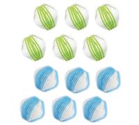 Atrapa Pelos Lavadora,12 PCS Bolas Atrapa Pelos Lavadora Reutilizable Quita Pelusas Ropa Removedor de Pelo para Mascotas