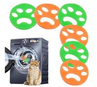 Atrapa Pelos Lavadora Reutilizables, 6 Piezas Bolas Atrapa Pelos para Lavadora Quitapelusas Atrapasueños Eficaces para Eliminar Pelos de Mascotas en Ropa, Sábanas y Mantas