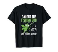 Atrapado el insecto de pesca No Cure Gráfico al aire libre Camiseta