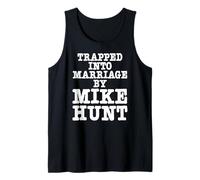 Atrapado en el Matrimonio por Mike Hunt Humor Adulto Divertido Camiseta sin Mangas