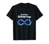 Atrapado en un Bucle de depuración Bucle Infinito Humor de Errores Camiseta